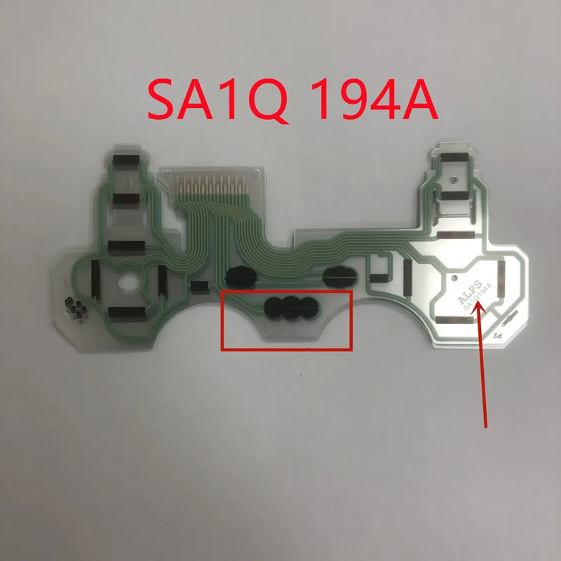 Konduktivní folie SA1Q194A tlačítek pro ovladač PS3 (nová) - 49 Kč