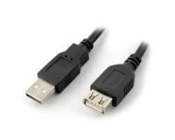 USB napjec/datov prodluvac kabel  USB 1,8M - 99 K