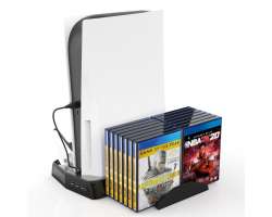 Vertikln stojan 5v1 a dobjec stanice P5-010-2 pro Playstation 5 (PS5) - 470 K